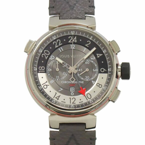 LOUIS VUITTON Tambour Q1A40 Automatic Gray Dial Mens Watch 90272176 - Picture 5 of 7